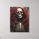 Recherche de squelette impressions sur toile Fleurs
