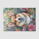 Recherche de canine tissue papier Aquarelle