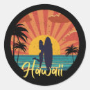 Recherche de hawaii surf autocollants Rétro