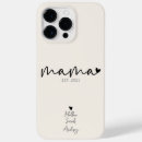 Recherche de de noël pour la maman iphone coques Élégant