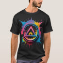 Recherche de géométrique abstrait tshirts Coloré
