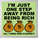 Zoek naar geld posters Grappig