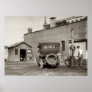 Recherche de station service posters Vintage