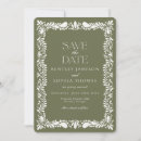 Recherche de vert olive foncé invitations Couple