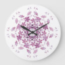 Recherche de fleur pourpre horloges Romantique