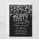 Recherche de noir argenté invitations Moderne