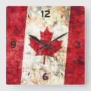 Recherche de drapeaux du monde horloges Rouge