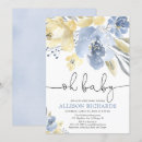 Recherche de jaune baby shower invitations Botanique