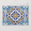 Recherche de arabesques cartes postales Bleu
