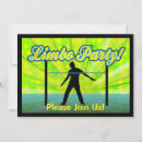 Recherche de partie au néon invitations Danse