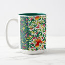 Recherche de motif floral asiatique tasses Botanique