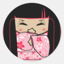 Recherche de kokeshi autocollants Fille