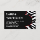Recherche de zèbre noir et blanc cartes visite Motif
