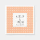 Zoek naar peach servetten Typografie