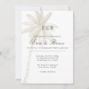 Recherche de palm tree mariage invitations Vintage