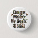 Zoek naar ruiter buttons Hond