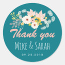 Recherche de fleurs turquoise autocollants Couronne florale