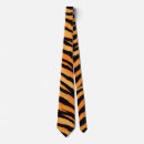 Recherche de motif de tigre cravates Orange