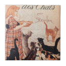 Recherche de chats vintages carreaux Animal
