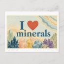 Recherche de minéral cartes postales Minéraux