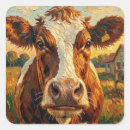 Recherche de vache blanche autocollants Ferme