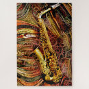 Recherche de saxophone puzzles Instrument