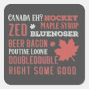 Recherche de le canada autocollants Typographie