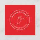 Recherche de cercle rouge cartes visite Minimaliste