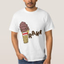Recherche de crème glacée de chocolat tshirts Kawaii