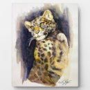 Recherche de leopard plaques Aquarelle