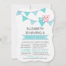Zoek naar elegant babyshower uitnodigingen Blauw