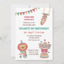 Recherche de animaux de cirque invitations Fête