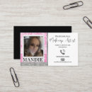 Recherche de créatif cartes visite Maquillage