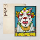 Recherche de clown cartes postales Bizarre