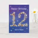 Recherche de 12 anniversaire cartes Douze