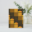 Recherche de motif halloween cartes postales Orange et noir