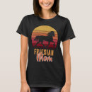 Recherche de cheval frison tshirts Stylevoiturevintage