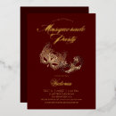 Recherche de masqué de bal invitations Élégant