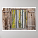 Recherche de fenêtre en bois posters Paysage