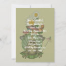 Recherche de grenouille avec la couronne invitations Mignon