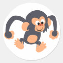 Recherche de chimpanzé autocollants Primates