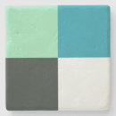 Zoek naar blauwe aqua onderzetters Geometrisch