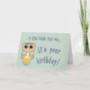 Recherche de hiboux anniversaire cartes Pour enfants