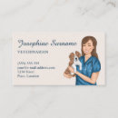 Recherche de médecine vétérinaire cartes visite Chien