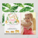 Recherche de de jungle anniversaire invitations Tropical