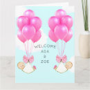 Recherche de naissance jumelle vœux cartes Twins