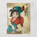 Zoek naar vis briefkaarten Meisje