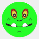 Recherche de visage monstre autocollants Visages