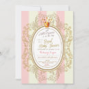 Zoek naar de princesse uitnodigingen Glitter