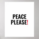 Recherche de signe de paix posters Minimaliste